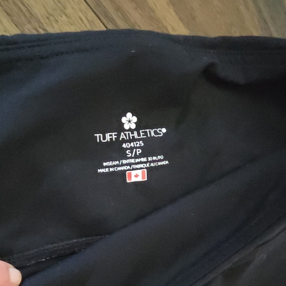 Tuff Athletics Black Wide-Leg Leggings Pants Size S - Picture 3 of 4